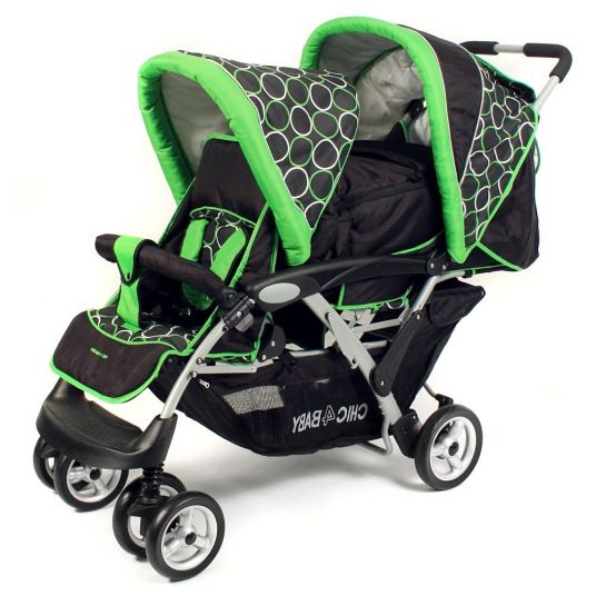 Chic 4 Baby Sibling stroller Duo - Orbit Green