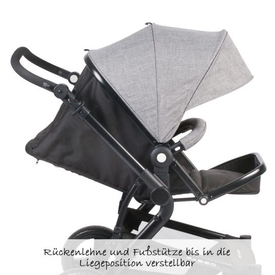 Chic 4 Baby Combi stroller Passo - Jeans Grey