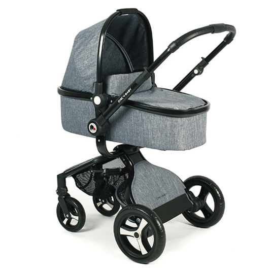 Chic 4 Baby Kombi-Kinderwagen Platino - Jeans Grau