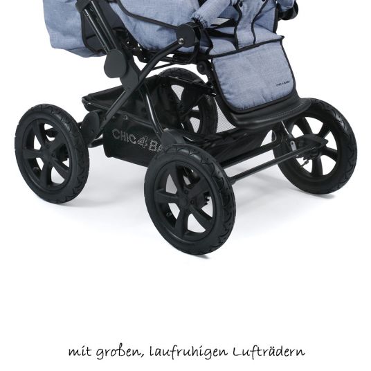 Chic 4 Baby Combi Stroller Viva - Jeans Light Blue