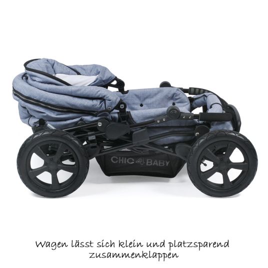Chic 4 Baby Kombi-Kinderwagen Viva - Jeans Hellblau