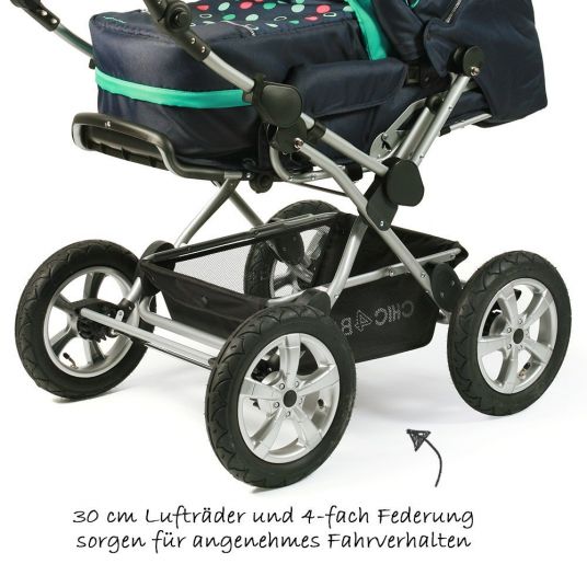 Chic 4 Baby Kombi-Kinderwagen Viva - Menta
