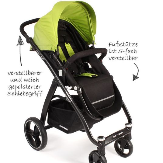 Chic 4 Baby Combi Stroller Volare - Green Black