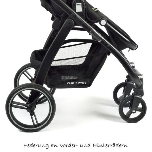 Chic 4 Baby Kombi-Kinderwagen Volare - Grün Schwarz