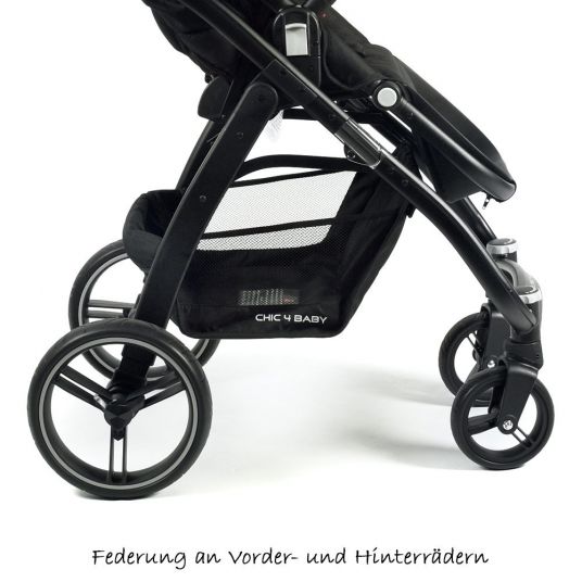 Chic 4 Baby Kombi-Kinderwagen Volare - Schwarz