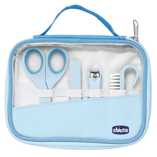 Chicco 10 pcs nail care set - Blue