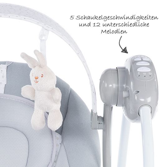 Chicco Babyschaukel Relax & Play - Cool Grey