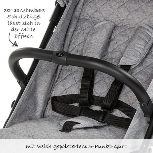 Chicco Buggy Trolleyme with handle incl. rain cover - Light Grey