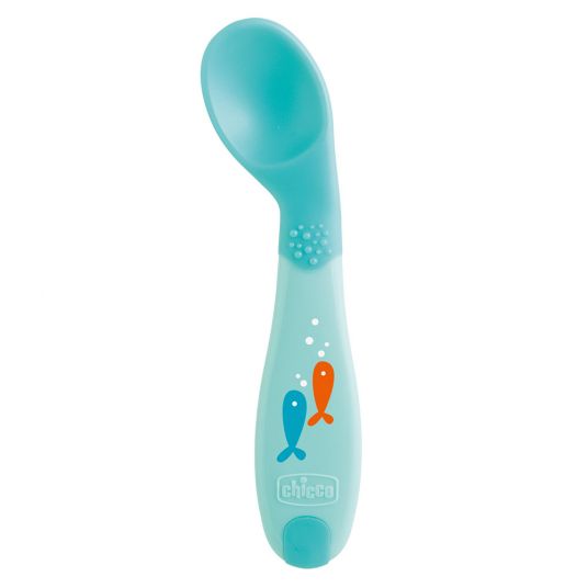 Chicco Eating spoon angled - Light Blue