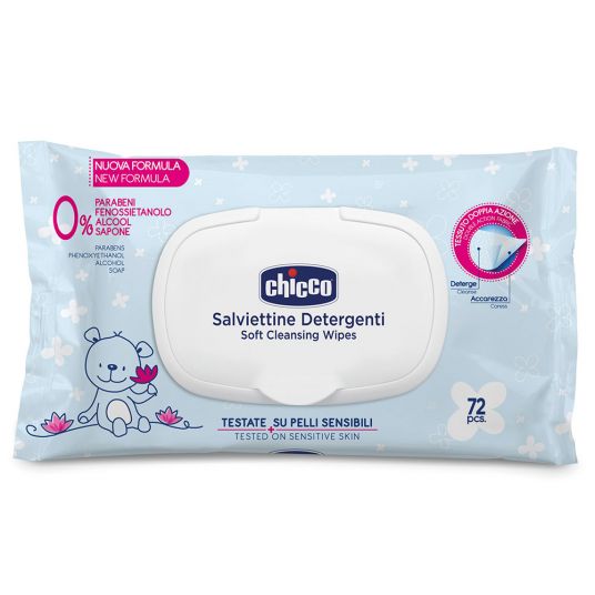 Chicco Wet wipes 72 pack Soft