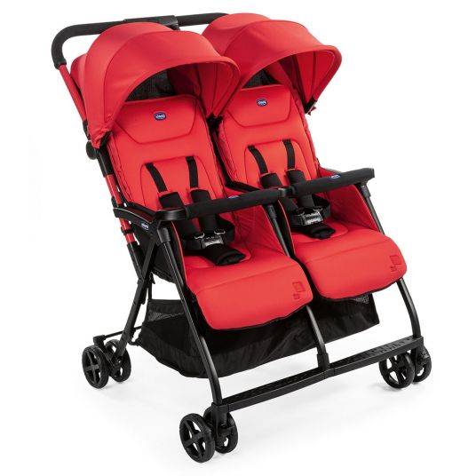 Chicco Sibling buggy & twin buggy Ohlala Twin incl. rain cover - Paprika