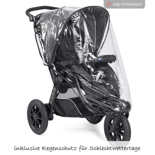 Chicco Kinderwagenset Trio-System Activ3 Top mit Kit Car - Dark Grey