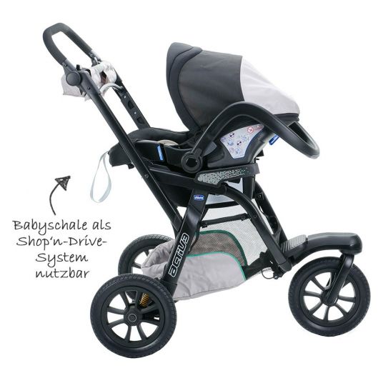 Chicco Stroller set Trio System Activ3 Top with Kit Car - Dune