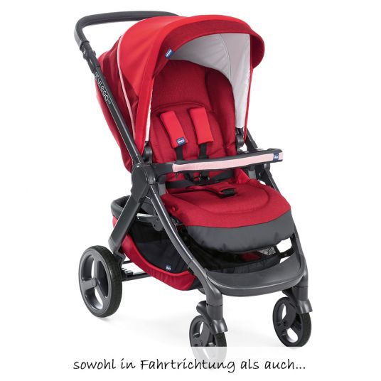 Chicco Kombi-Kinderwagen Duo Stylego Up Crossover - Red Passion
