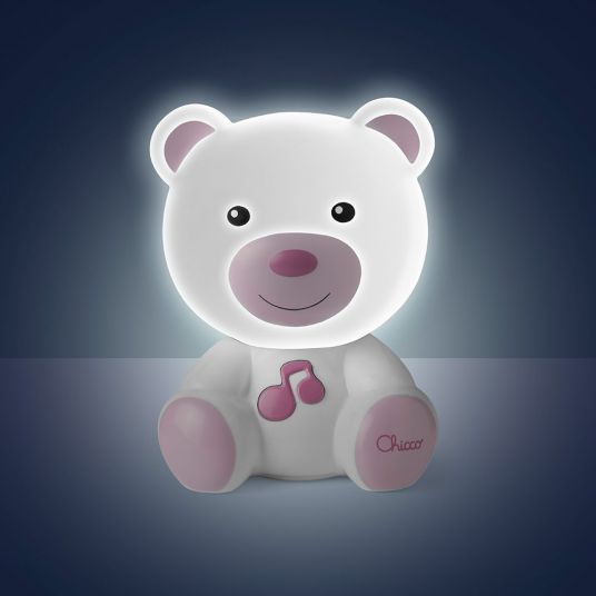 Chicco Orso Luce Notturna Sognante - Rosa