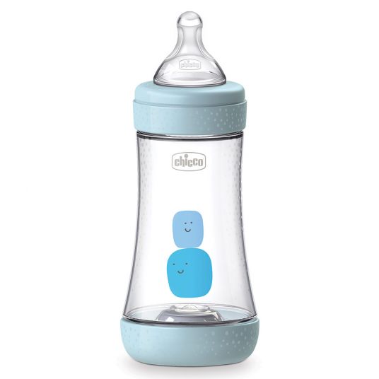 Chicco PP bottle Perfect5 Anti-Colic 240 ml - Silicone Gr.2 - Blue