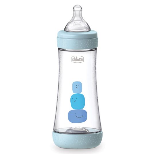 Chicco PP bottle Perfect5 Anti-Colic 300 ml - Silicone Gr.3 - Blue