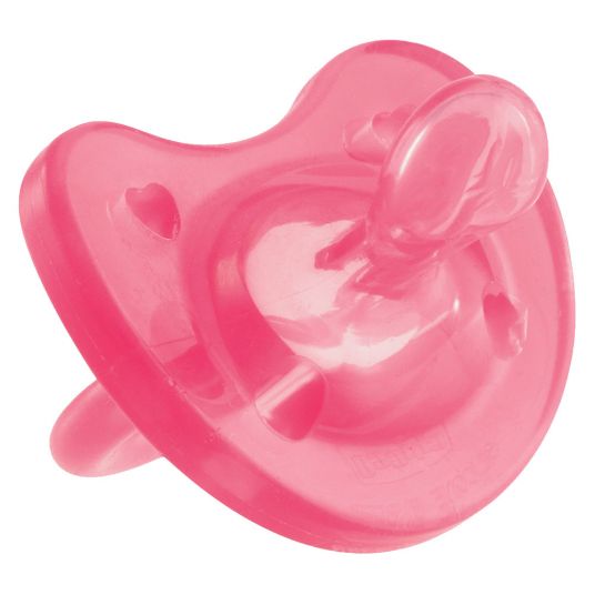 Chicco Pacifier Physio Soft - Silicone 0-6 M - Pink