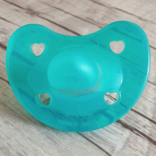 Chicco Pacifier Physio Soft - Silicone 6-16 M - Turquoise
