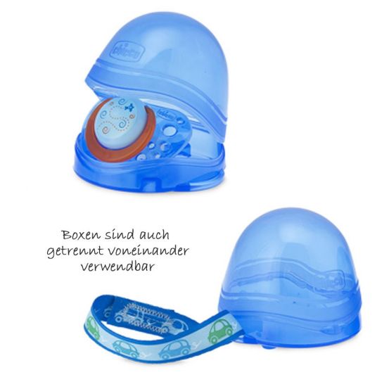 Chicco Pacifier box for 2 pacifiers - Blue
