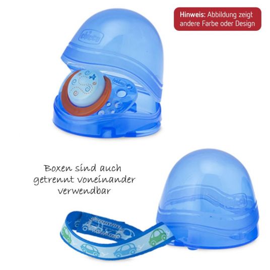 Chicco Pacifier box for 2 pacifiers - Luminous