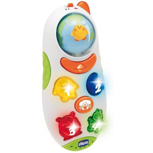 Chicco Game Mobile Phone Globetrotter in German & English