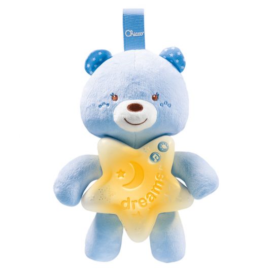 Chicco Music box with night light good night bear - Blue