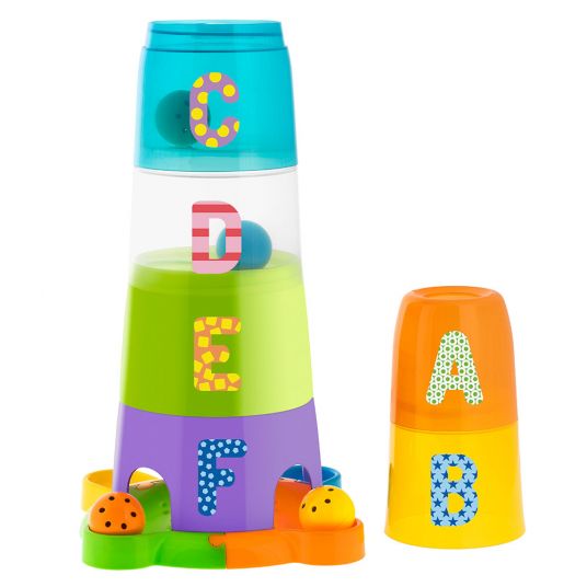 Chicco Stacking tower 2 in 1 stacking cup & ball track