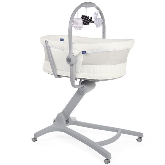 Chicco Bassinet, high chair, armchair Baby Hug 4 in 1 Air - White Snow