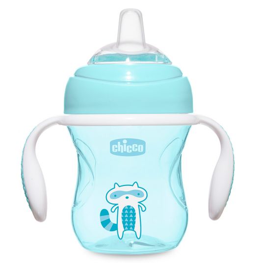 Chicco Transition Cup sippy cup with silicone spout 200 ml - Blue