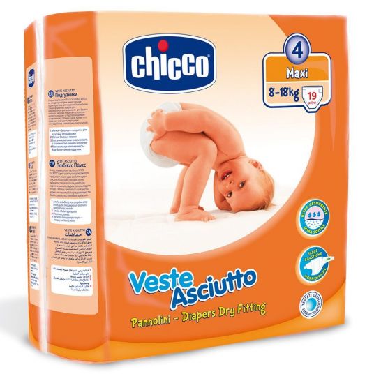 Chicco Windel 19er Pack - Veste Asciutto Maxi - Gr. 4