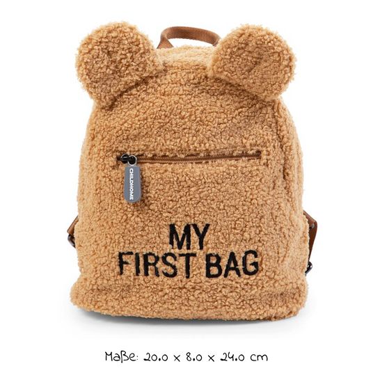 Childhome Children's backpack My First Bag - Teddy - Brown
