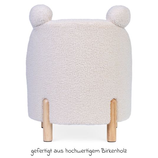 Childhome Poltrona per bambini - Teddy - Bianco sporco