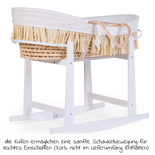 Childhome Schaukelständer / Wiegen-Gestell für Moseskorb - Weiß