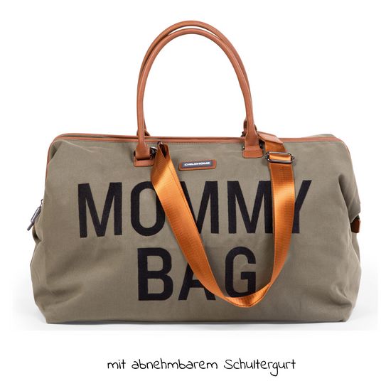 Childhome Wickeltasche Mommy Bag - Canvas - Kaki