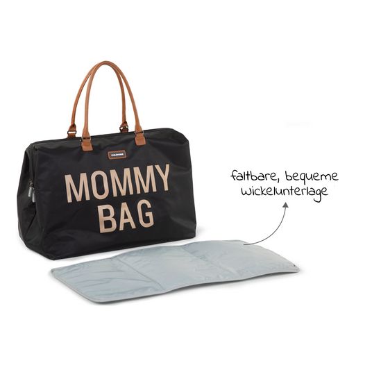 Childhome Mommy Bag changing bag - Black / Gold