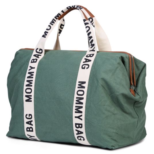 Childhome Borsa fasciatoio Borsa mamma - Tela firmata - Verde