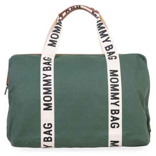 Childhome Borsa fasciatoio Borsa mamma - Tela firmata - Verde