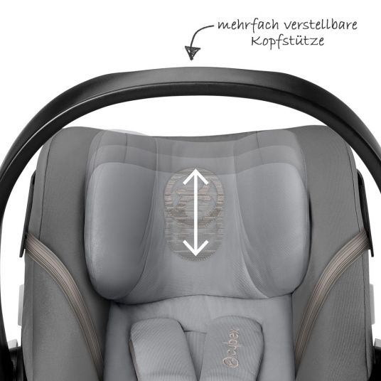 Cybex Baby seat Aton 5 - Manhattan Grey Mid Grey