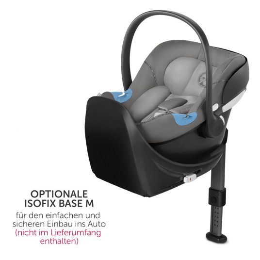 Cybex Baby car seat Aton M i-Size incl. Sensorsafe - Manhattan Grey Mid Grey