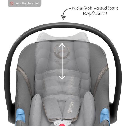 Cybex Baby seat Aton M i-Size - Pepper Black Dark Grey