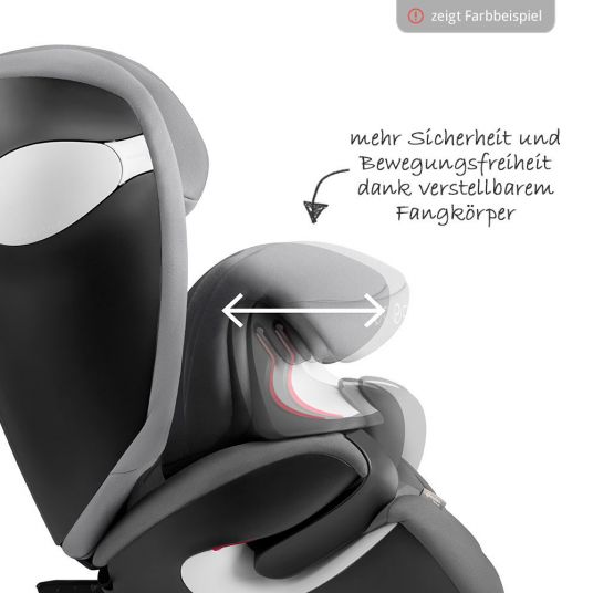 Cybex Kindersitz Juno M-Fix - Lavastone Black Black