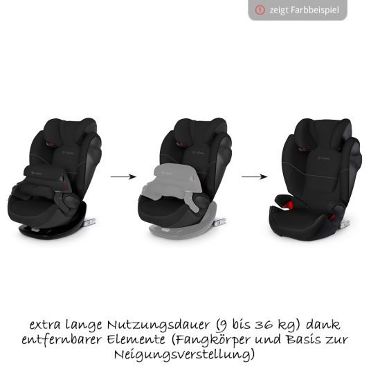Cybex Kindersitz Pallas M-Fix - Pure Black