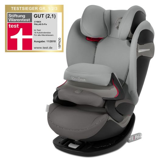 Cybex Child seat Pallas S-Fix - Manhattan Grey Mid Grey