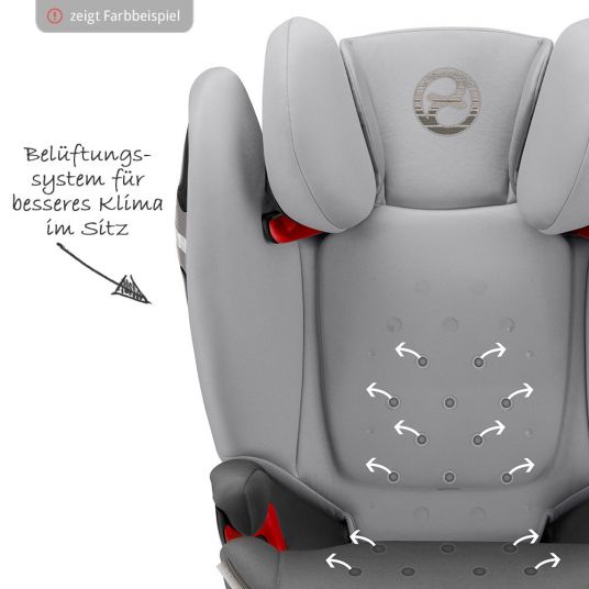 Cybex Child seat Solution S-Fix - Pepper Black Dark Grey