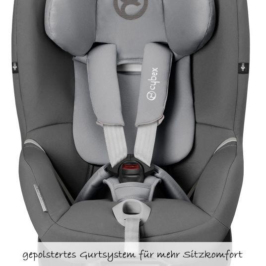 Cybex Reboarder-Kindersitz Sirona M2 i-Size inkl. Base - Manhattan Grey
