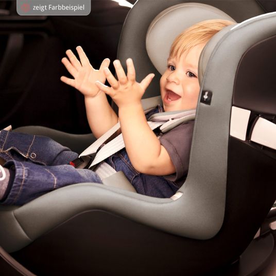 Cybex Reboarder-Kindersitz Sirona M2 i-Size inkl. Base - Pepper Black Dark Grey