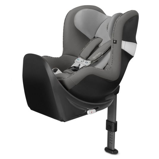 Cybex Reboarder-Kindersitz Sirona M2 i-Size mit Sensorsafe inkl. Base M - Manhattan Grey Mid Grey