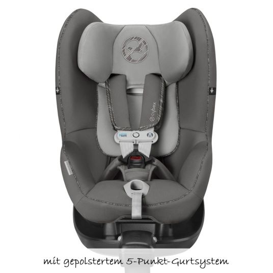 Cybex Reboarder child seat Sirona M2 i-Size with Sensorsafe incl. Base M - Manhattan Grey Mid Grey