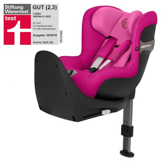 Cybex Reboarder-Kindersitz Sirona S i-Size inkl. Base M - Fancy Pink Purple